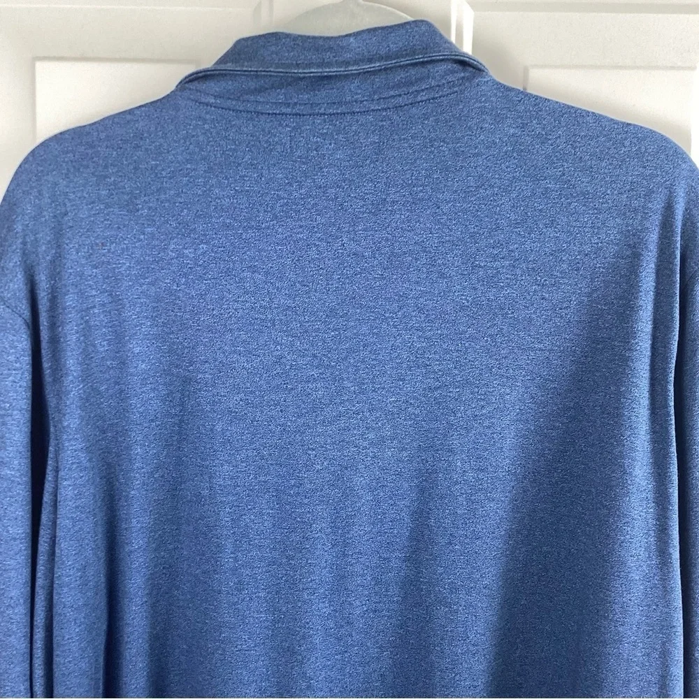 Banana Republic LUXURY TOUCH Large PERFORMANCE HALF ZIP Collared SHIRT